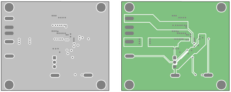 Second and third (inner) layers, with high di/dt loops routed on the third layer.