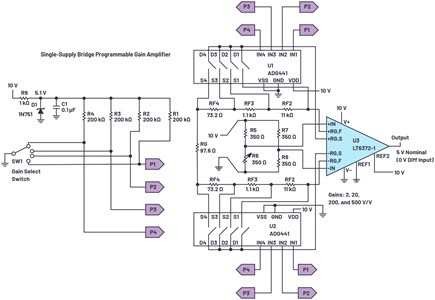 LT6372-1 PGIA bridge interface