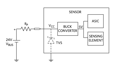 Figure 2. Sensor power system.