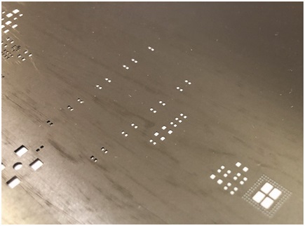 Figure 4. Example of a solder stencil.