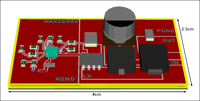 Figure 12. Reference design, 3D view.