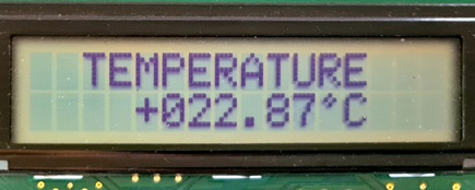 The temperature of my office at 22.87°C