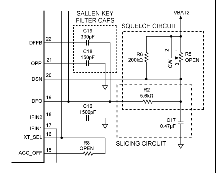 Figure 6. An example ASK squelch circuit.