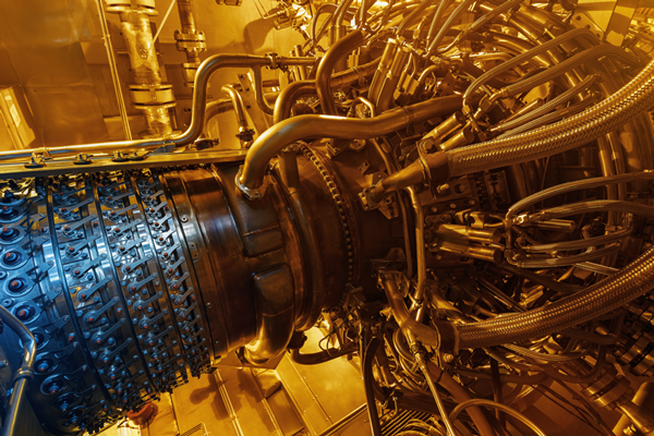 Figure 1. Offshore oil platforms use a gas turbine engine.