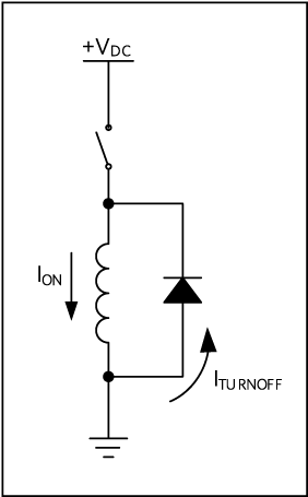 Figure 3. Freewheel diode.