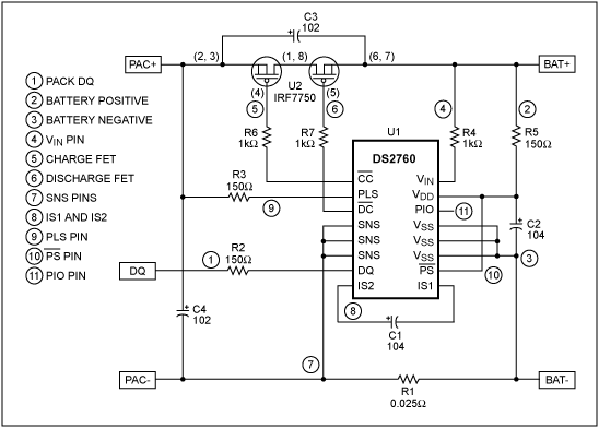 Figure 1. Circuit board nodes that must be verified.