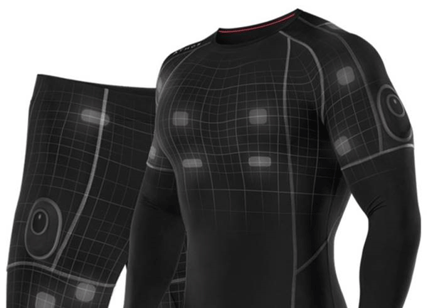 Figure 4. Garment incorporating multiple temperature sensors.