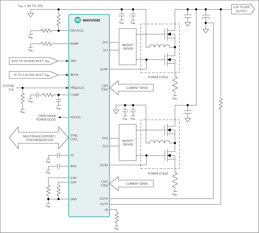 MAX15158Z: Typical Application Circuit