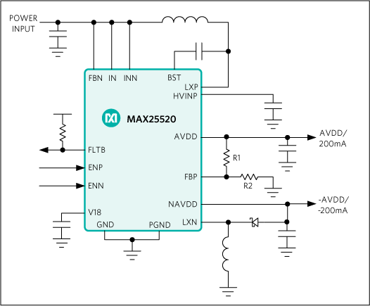 MAX25520: Typical Application Circuit