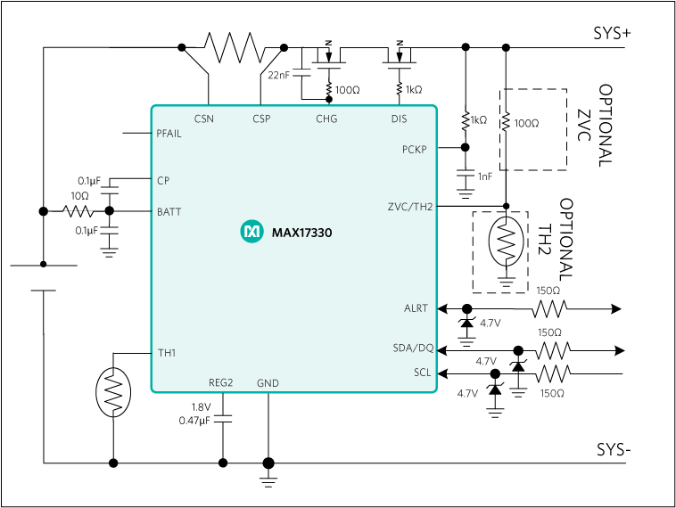 MAX17330: Typical Application Circuit