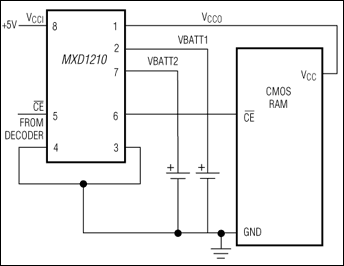 MXD1210：典型工作电路