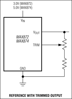 MAX872、MAX874：典型工作电路