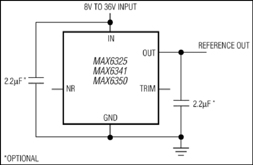 MAX6325, MAX6341, MAX6350: Typical Operating Circuit