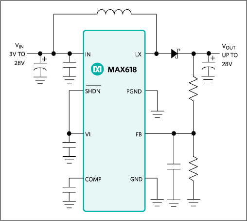 MAX618：典型工作电路