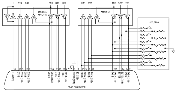 MXL1344A：典型工作电路