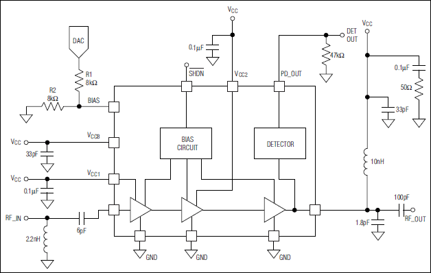 MAX2242：典型应用电路