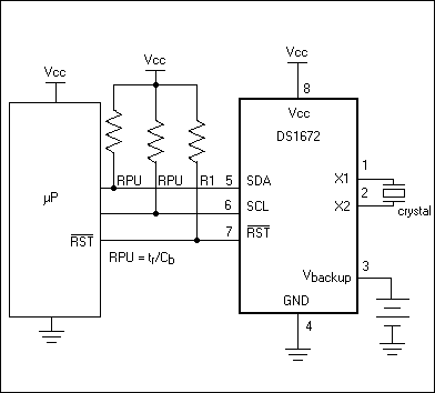 DS1672：典型工作电路