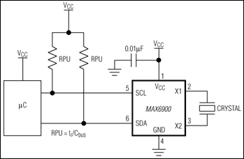 MAX6900：典型工作电路