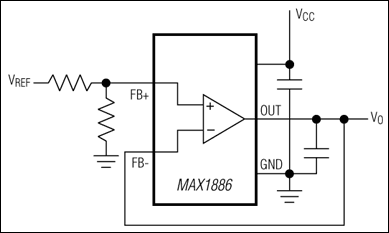 MAX1886：典型工作电路