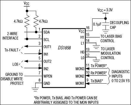 DS1858：典型工作电路