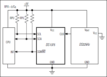 DS1375：典型工作电路