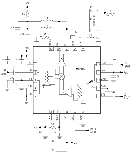 MAX9994：典型应用电路