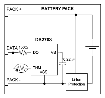 DS2703：典型工作电路