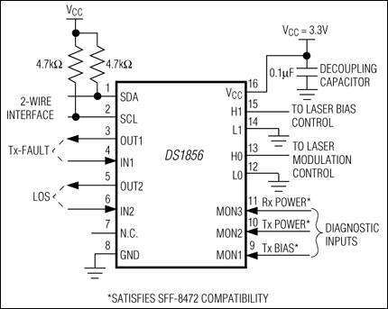 DS1856：典型工作电路