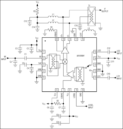 MAX9984：典型应用电路