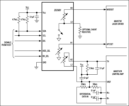 DS3901：典型工作电路