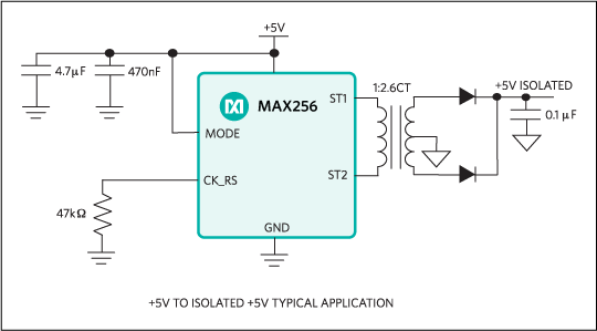 MAX256：典型工作电路