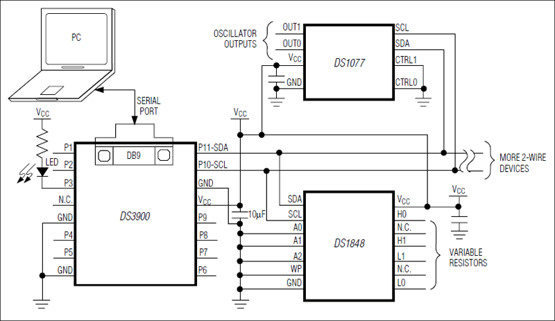 DS3900：典型工作电路