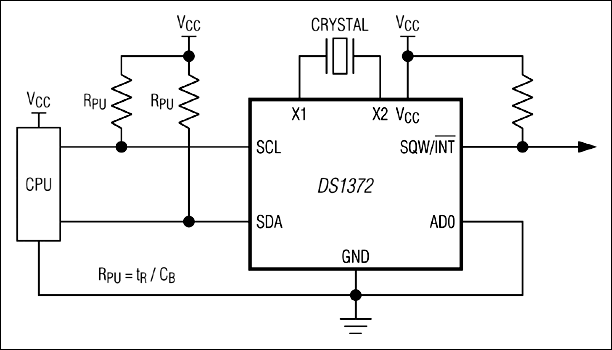 DS1372：典型工作电路