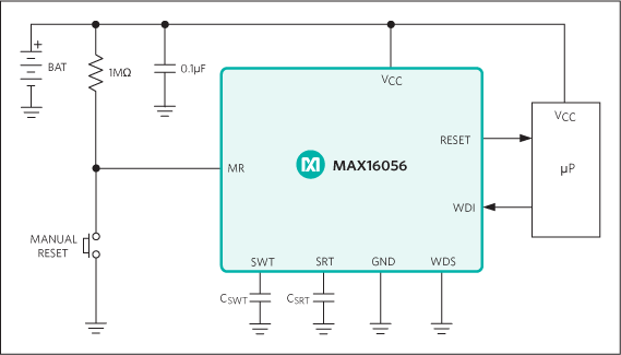 MAX16056、MAX16057、MAX16058、MAX16059：典型工作电路