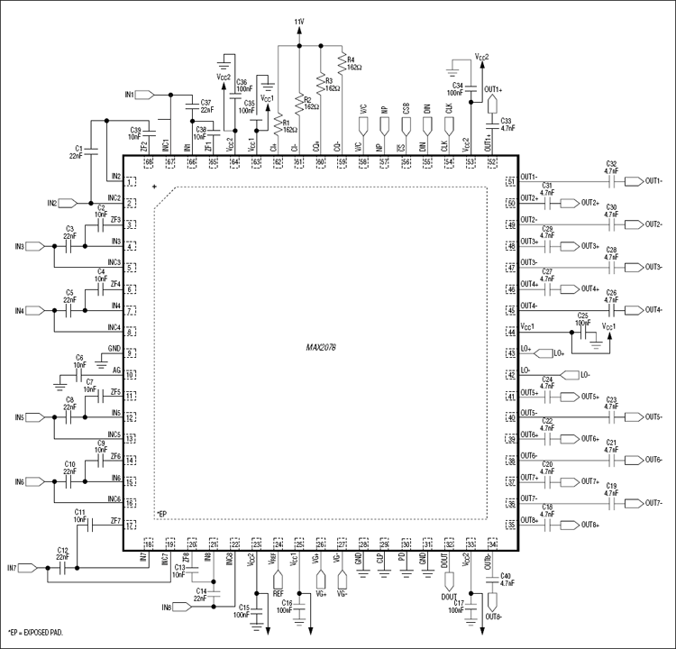 MAX2078：典型应用电路