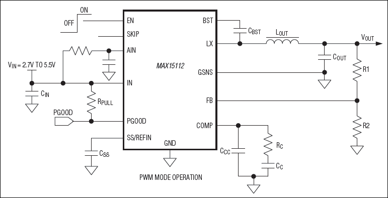 MAX15112: Typical Operating Circuit