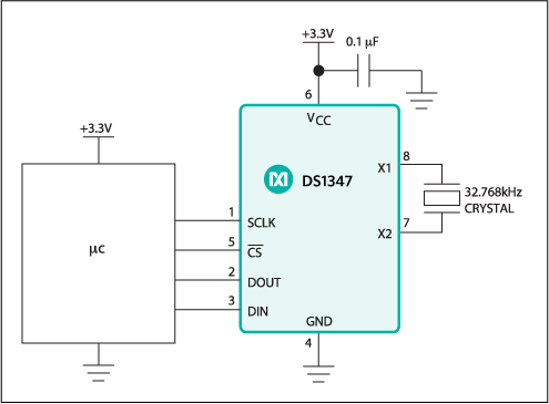 DS1346, DS1347: Typical Operating Circuit