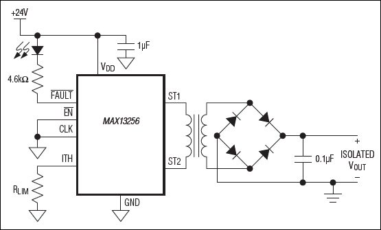 MAX13256：典型工作电路