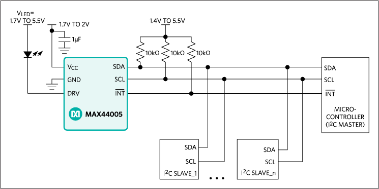 MAX44005: Typical Application Circuit