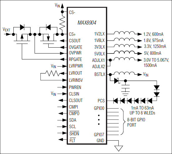 MAX8904: Typical Operating Circuit