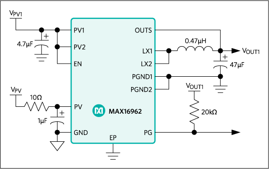 MAX16962: Typical Application Circuit