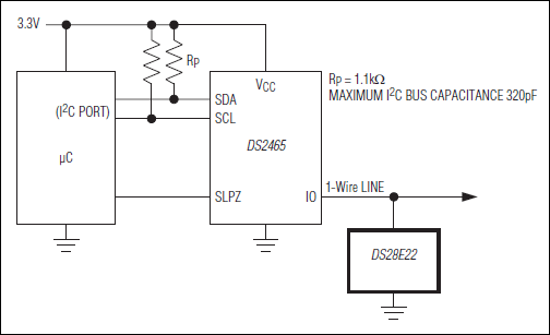 DS28E22: Typical Application Circuit