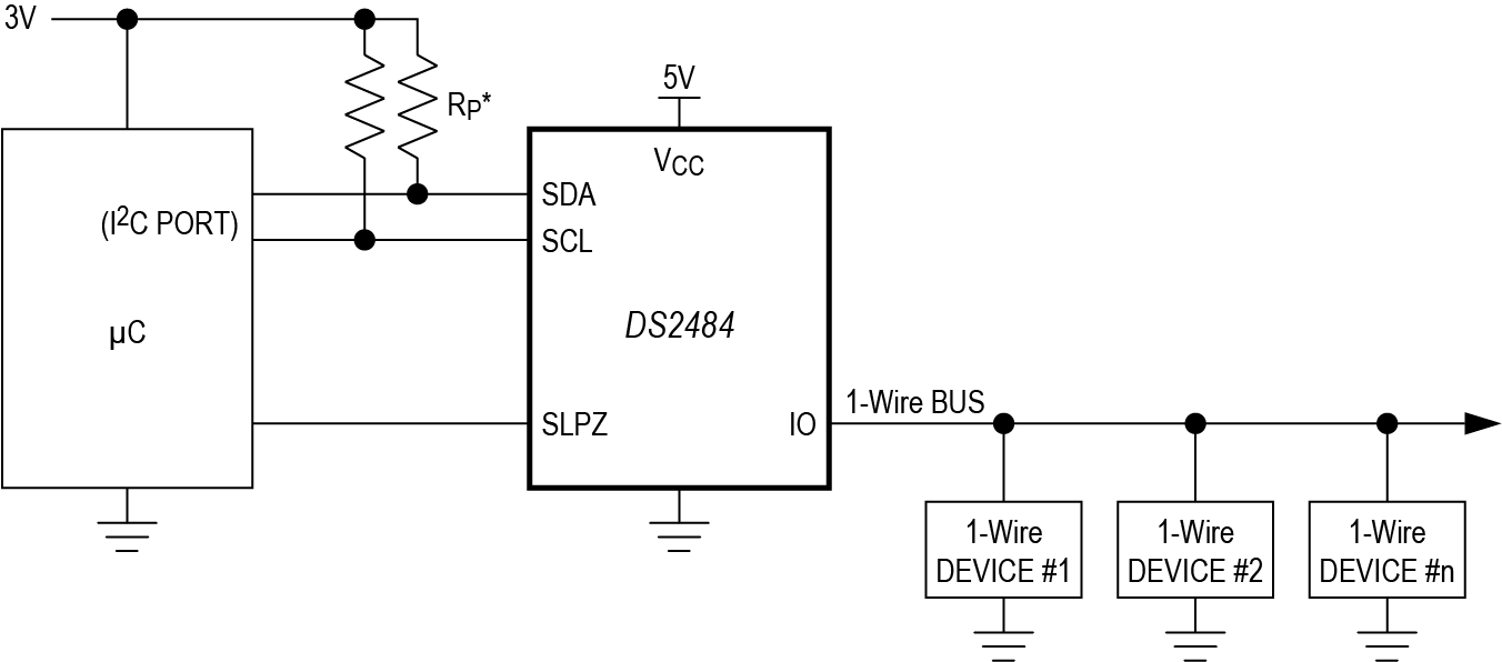 DS2484: Typical Application Circuit