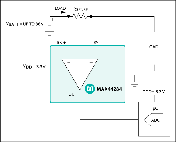 MAX44284: Typical Application Circuit