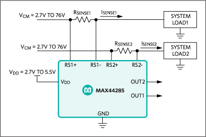 MAX44285: Typical Operating Circuit