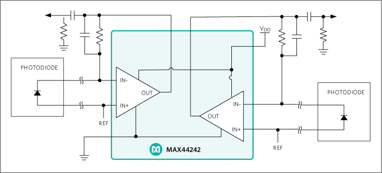 MAX44242: Typical Application Circuit