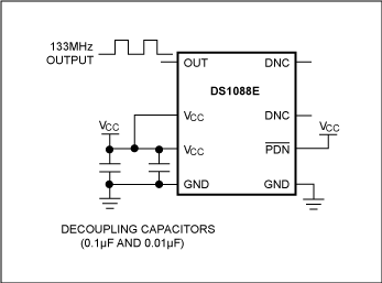 DS1088E: Typical Operating Circuit