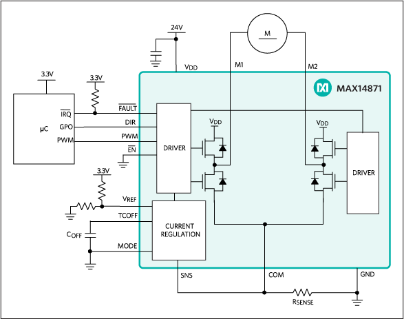 MAX14871: Typical Operating Circuit