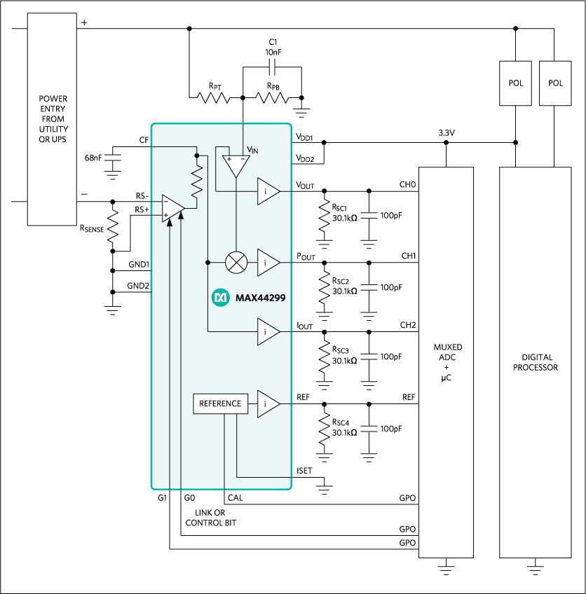 MAX44299: Typical Application Circuit