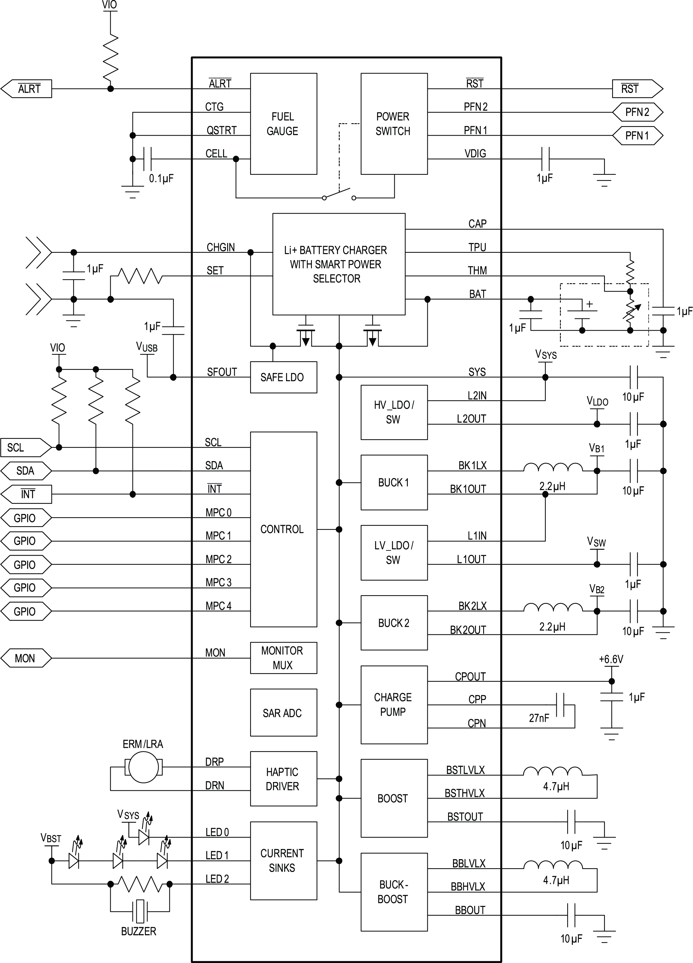 MAX20303: Typical Application Diagram